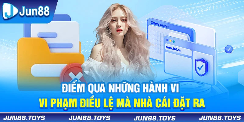 Điểm qua những hành vi vi phạm điều lệ mà nhà cái đặt ra