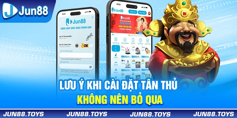 Lưu ý khi cài đặt tân thủ không nên bỏ qua