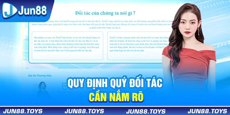 Quy định quý đối tác cần nắm rõ